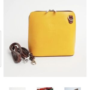 Vera Pelle  Leather Crossbody Bag